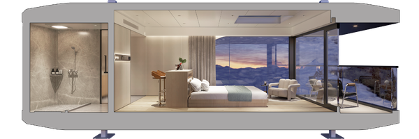 maison capsule amenagement interieur riviera 27